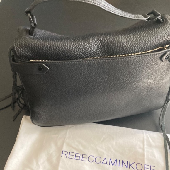 Black leather Rebecca Minkoff satchel new w/o tag - Picture 2 of 12
